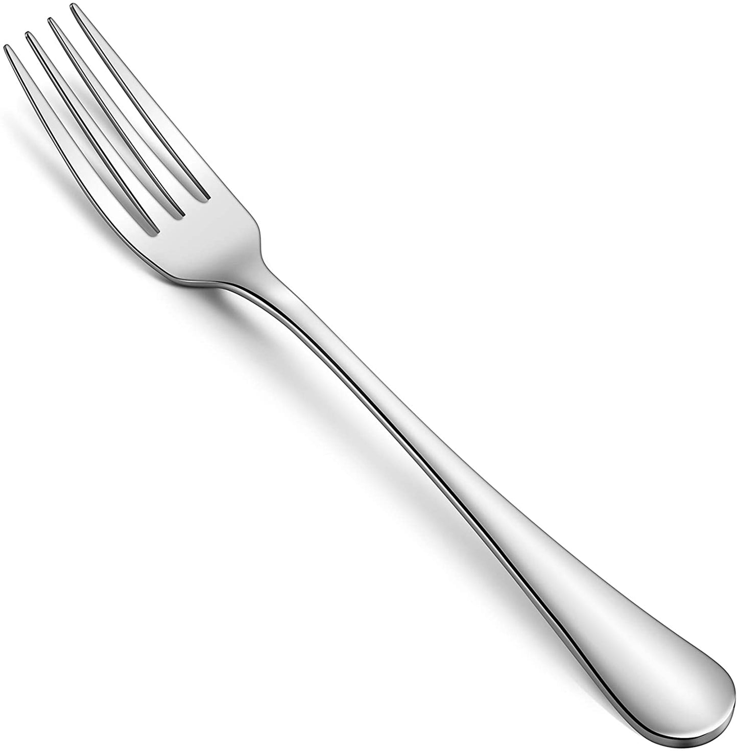 MFW 12-Piece Dinner Forks Set, Food-Grade Stainless Steel Cutlery Forks, Mirror Polished, Dishwasher Safe - 8 Inch